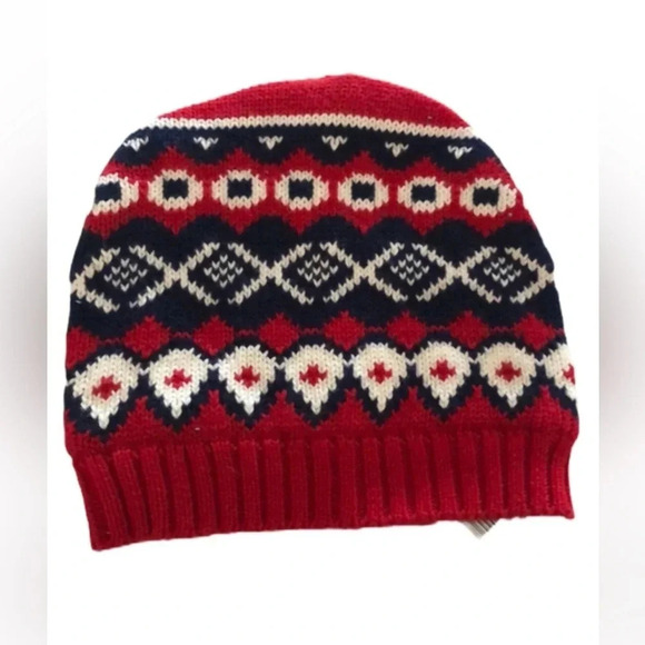 GAP NEW INFANT BABY BOYS WINTER HAT FALL WINTER CASUAL KIDS HATS SZ 6 12 MONTHS - Picture 1 of 6
